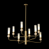 Люстра на штанге Crystal Lux SIMPLY SP8 BRASS Люстра на штанге Crystal Lux SIMPLY SP8 BRASS