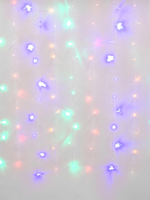 Светодиодная гирлянда Uniel (07943) занавес разноцветный ULD-C2030-240/DTA Multi IP20