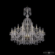 Подвесная люстра Bohemia Ivele Crystal 1403/12+6/300/XL-95 G Подвесная люстра Bohemia Ivele Crystal 1403/12+6/300/XL-95 G