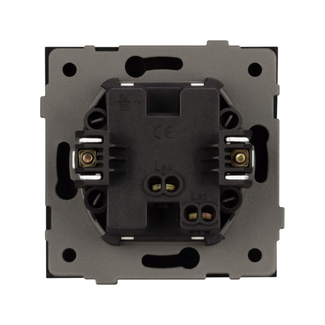 Механизм выключателя одноклавишный непроходной Arlight SWT-TENDO-MK01-PL-GR (230V, 10A) 054032