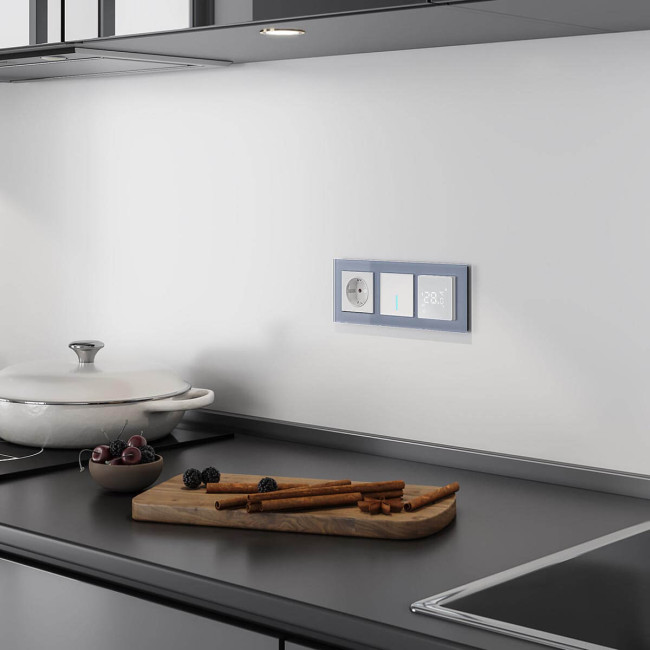 Сенсорный выключатель одноклавишный с подсветкой Werkel 4690389179525 W4510006