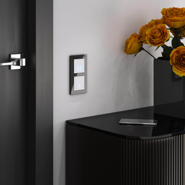 Сенсорный выключатель одноклавишный с подсветкой Werkel 4690389179525 W4510006