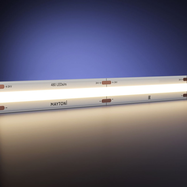Светодиодная лента Maytoni Ultra 24В COB 15Вт/м 3000K 5м IP20 201224 Светодиодная лента Maytoni Ultra 24В COB 15Вт/м 3000K 5м IP20 201224