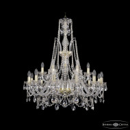Подвесная люстра Bohemia Ivele Crystal 1411/12+6/300/XL-96 G