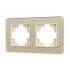 Рамка на 2 поста стеклянная Arlight FRM-OMALI-SFGS-2-GD 049711