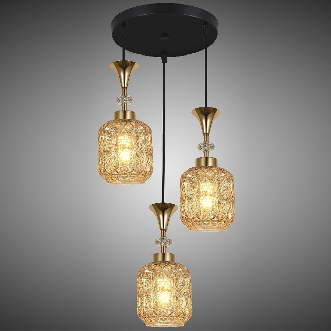 Подвесной светильник Reluce 02003-0.9-03 AMBER Подвесной светильник Reluce 02003-0.9-03 AMBER