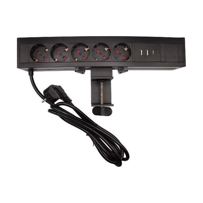 Блок розеток LE4 (5 секции 2 USB + 1 type-C беспроводная зарядка) Mebax 00-00002875 Блок розеток LE4 (5 секции 2 USB + 1 type-C беспроводная зарядка) Mebax 00-00002875