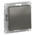 Выключатель 1-клавишный сх.1, 10АХ Systeme Electric AtlasDesign Сталь ATN000911 Выключатель 1-клавишный сх.1, 10АХ Systeme Electric AtlasDesign Сталь ATN000911