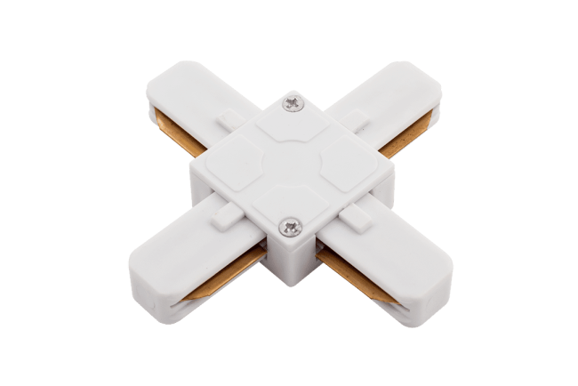 X-коннектор для однофазного накладного трека SWG KXZ-WH-X 002031
