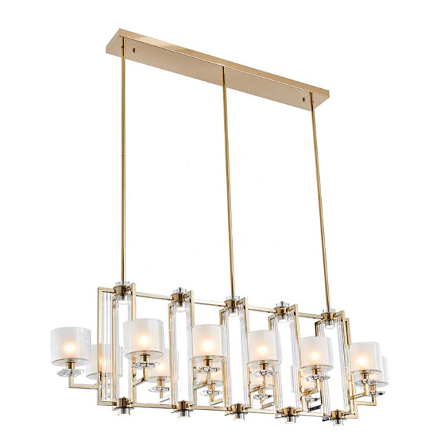 Подвесная люстра Newport 4408+4/S gold Подвесная люстра Newport 4408+4/S gold