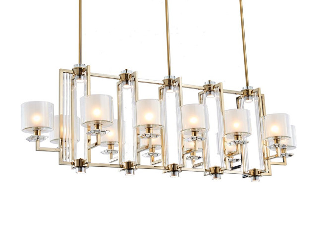 Подвесная люстра Newport 4408+4/S gold Подвесная люстра Newport 4408+4/S gold