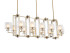 Подвесная люстра Newport 4408+4/S gold Подвесная люстра Newport 4408+4/S gold