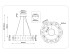 Подвесная люстра Ambrella Light High Light Crystal LH31021