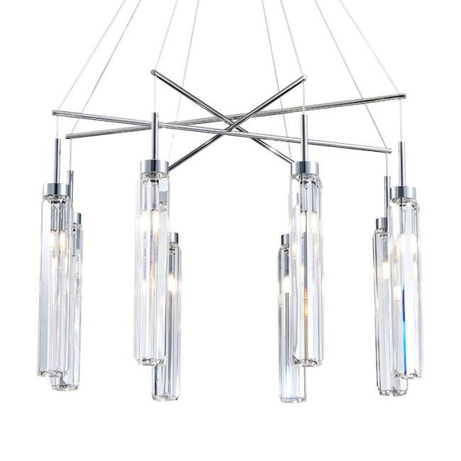 Подвесная люстра Newport 4524+4/S chrome М0066076 Подвесная люстра Newport 4524+4/S chrome М0066076