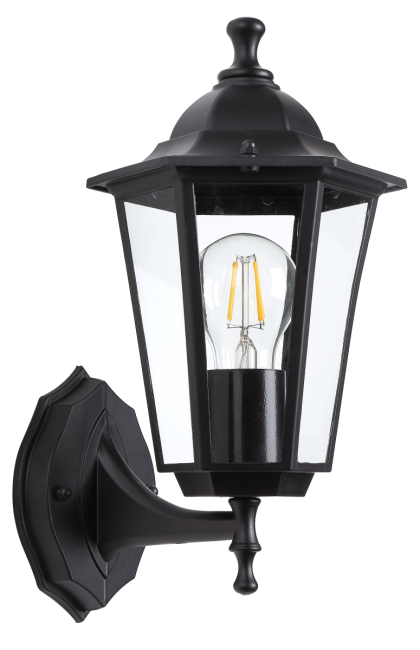 Уличный настенный светильник ЭРА Веледа GBW-104-BL-0360 230В Е27 IP54 чёрный вверх Б0071476 Уличный настенный светильник ЭРА Веледа GBW-104-BL-0360 230В Е27 IP54 чёрный вверх Б0071476