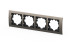Рамка четырехместная ELBI Zena Platin 500-073000-228 Рамка четырехместная ELBI Zena Platin 500-073000-228