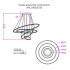 Подвесная светодиодная люстра Aployt Janina APL.018.03.100 Подвесная светодиодная люстра Aployt Janina APL.018.03.100