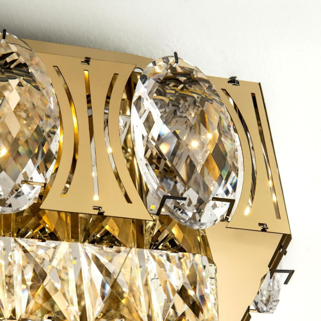 Потолочная люстра LED4U L9438-500-500 GD с УД