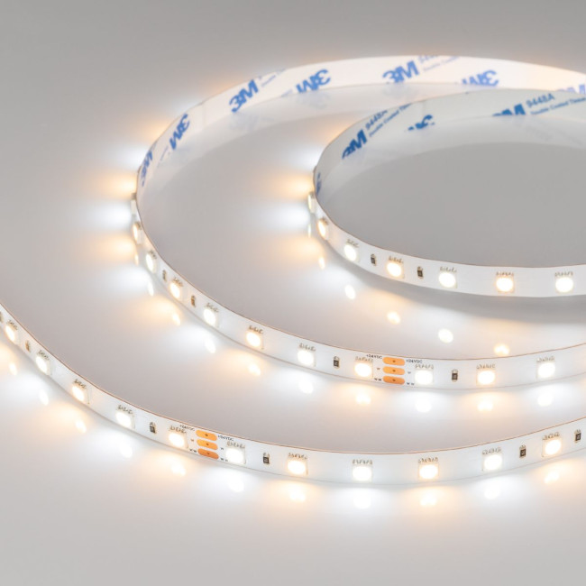 Светодиодная лента Arlight RT-B60-10mm 24V White-MIX (14.4 W/m, IP20, 5m) (Изменяемая ЦТ) 025213(2) Светодиодная лента Arlight RT-B60-10mm 24V White-MIX (14.4 W/m, IP20, 5m) (Изменяемая ЦТ) 025213(2)