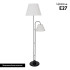 Торшер Arte Lamp Alea A5068PN-2BK Торшер Arte Lamp Alea A5068PN-2BK