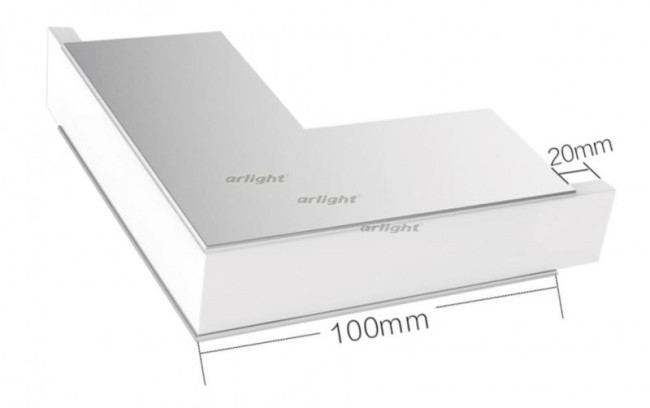Угол Arlight S2-LINE-4067-L90W внешний 021252 Угол Arlight S2-LINE-4067-L90W внешний 021252