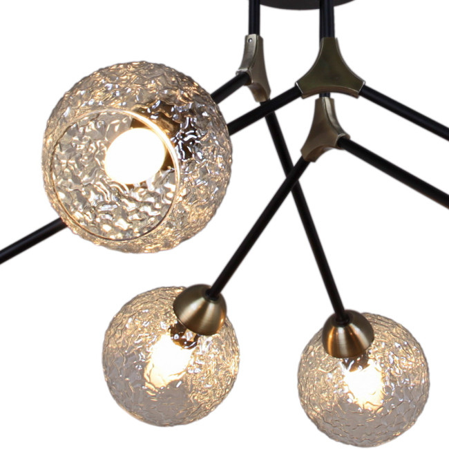 Люстра на штанге Illumico IL0264-6CSQ-79 BK AB Люстра на штанге Illumico IL0264-6CSQ-79 BK AB