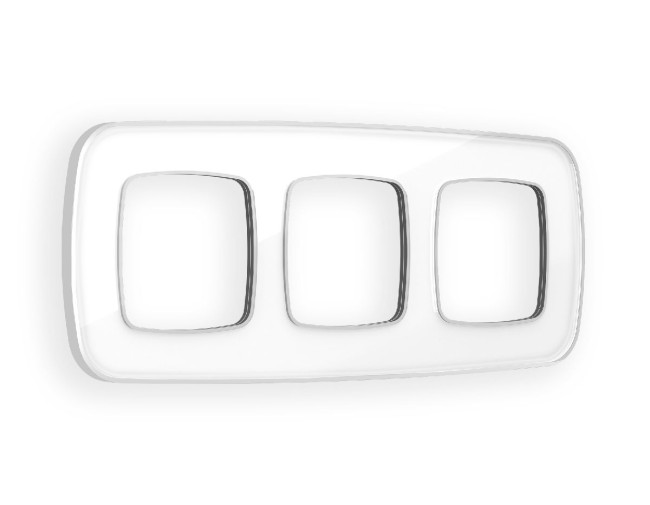 Рамка трехместная Ambrella Volt Coint OF640133 Рамка трехместная Ambrella Volt Coint OF640133