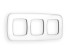 Рамка трехместная Ambrella Volt Coint OF640133 Рамка трехместная Ambrella Volt Coint OF640133