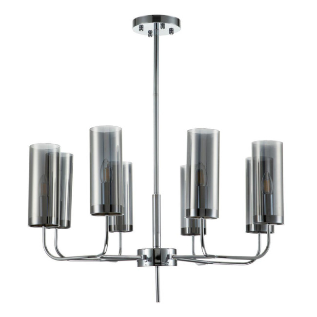 Люстра на штанге Indigo Balletto 13014/8R Chrome V000258 Люстра на штанге Indigo Balletto 13014/8R Chrome V000258