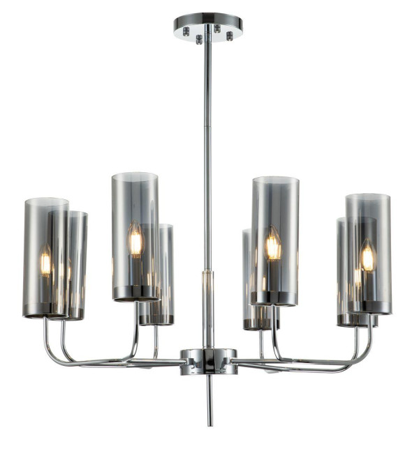 Люстра на штанге Indigo Balletto 13014/8R Chrome V000258 Люстра на штанге Indigo Balletto 13014/8R Chrome V000258