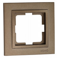 Рамка на 1 пост Mono Electric Despina бронза 102-230000-160 Рамка на 1 пост Mono Electric Despina бронза 102-230000-160