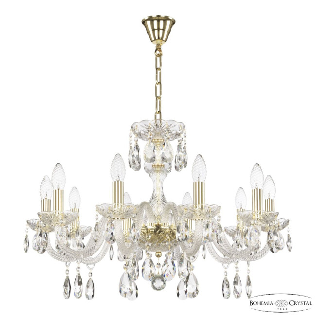 Подвесная люстра Bohemia Ivele Crystal 117/10/240 G Подвесная люстра Bohemia Ivele Crystal 117/10/240 G