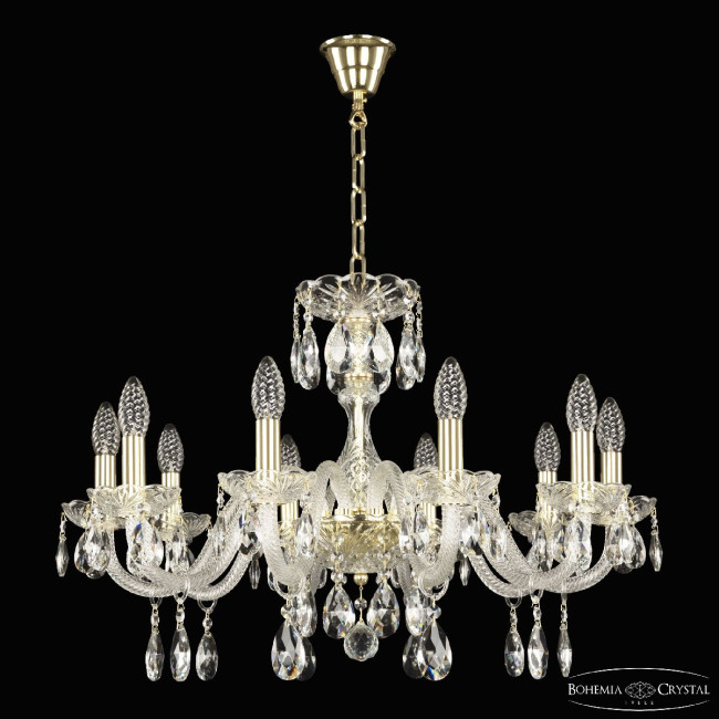 Подвесная люстра Bohemia Ivele Crystal 117/10/240 G Подвесная люстра Bohemia Ivele Crystal 117/10/240 G