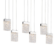 Подвесной светильник Delight Collection MD17090026 MD17090026-6D chrome Подвесной светильник Delight Collection MD17090026 MD17090026-6D chrome