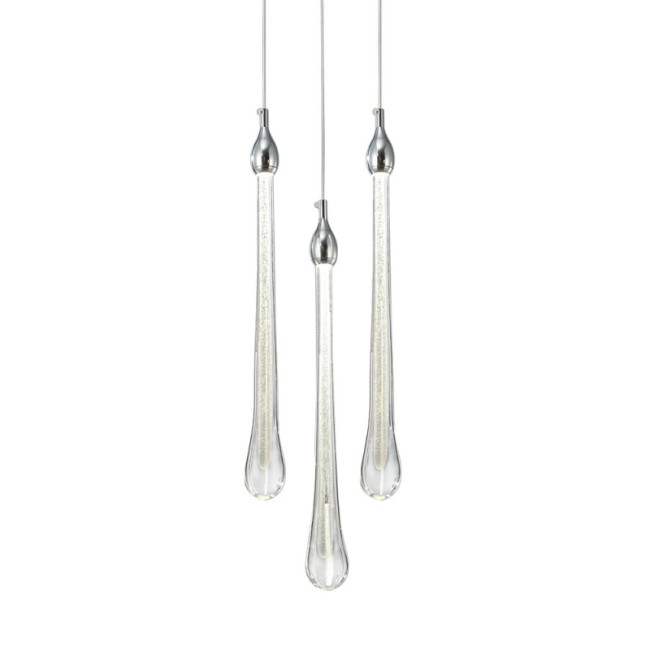 Подвесной светильник Delight Collection Teardrop OM801670-3-CH Подвесной светильник Delight Collection Teardrop OM801670-3-CH