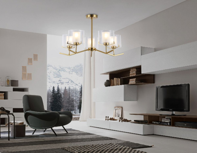 Люстра на штанге Ambrella Light High Light Modern LH57007 Люстра на штанге Ambrella Light High Light Modern LH57007