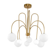 Люстра на штанге Delight Collection KG1213P-8 brass Люстра на штанге Delight Collection KG1213P-8 brass
