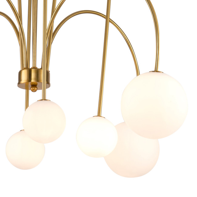 Люстра на штанге Delight Collection KG1213P-8 brass Люстра на штанге Delight Collection KG1213P-8 brass