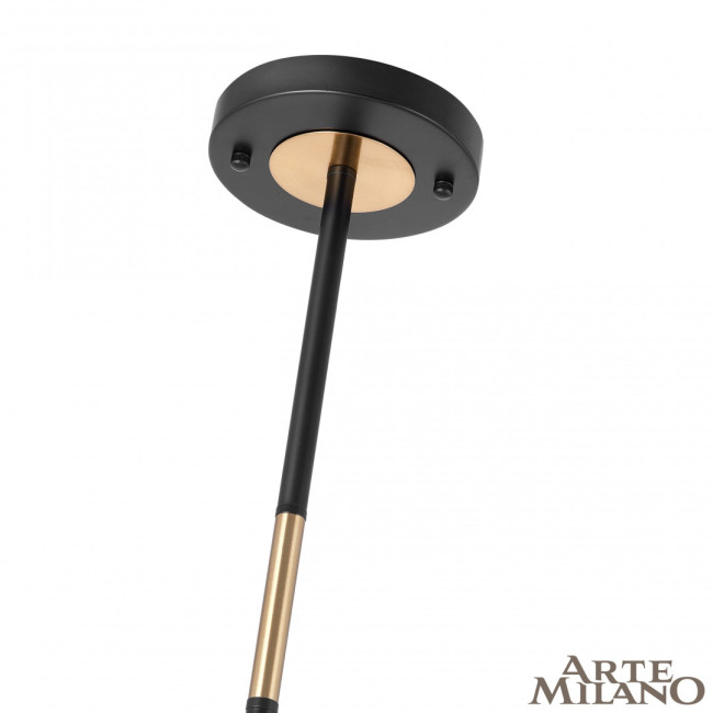 Люстра на штанге Arte Milano Neapolis 276708/6 BK/GD Люстра на штанге Arte Milano Neapolis 276708/6 BK/GD