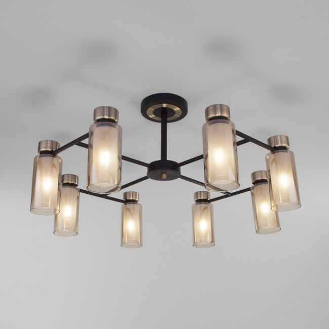 Потолочная люстра Eurosvet Amado 70115/8 черный Потолочная люстра Eurosvet Amado 70115/8 черный