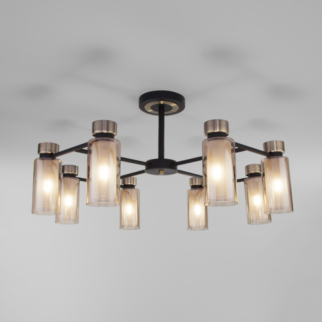 Потолочная люстра Eurosvet Amado 70115/8 черный Потолочная люстра Eurosvet Amado 70115/8 черный