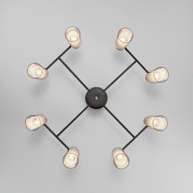 Потолочная люстра Eurosvet Amado 70115/8 черный Потолочная люстра Eurosvet Amado 70115/8 черный