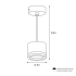 Подвесной светильник Wolta Luce WSL-GX53/P06W
