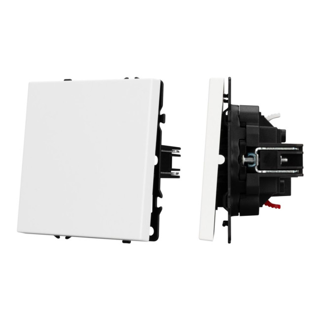 Механизм выключателя одноклавишный проходной Arlight SWT-NOBE-MKP1-SFPL-WH (230V, 10A) 054235 Механизм выключателя одноклавишный проходной Arlight SWT-NOBE-MKP1-SFPL-WH (230V, 10A) 054235