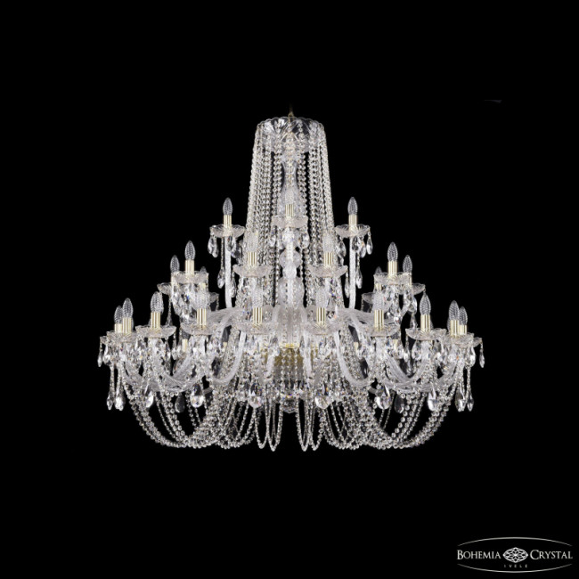 Подвесная люстра Bohemia Ivele Crystal 1402/20+10+5/460 G