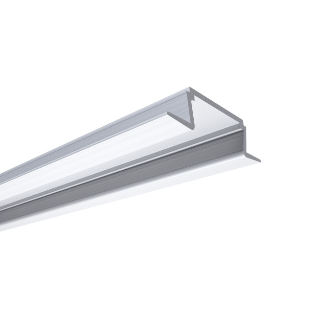 Профиль встраиваемый Apeyron ширина ленты до 10мм (рассеиватель, заглушки - 2шт) 08-06 Профиль встраиваемый Apeyron ширина ленты до 10мм (рассеиватель, заглушки - 2шт) 08-06