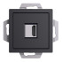 Розетка HDMI Systeme Electric AtlasDesign Карбон механизм ATN001080 Розетка HDMI Systeme Electric AtlasDesign Карбон механизм ATN001080