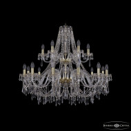 Подвесная люстра Bohemia Ivele Crystal 1403/12+6/360/2d G Подвесная люстра Bohemia Ivele Crystal 1403/12+6/360/2d G