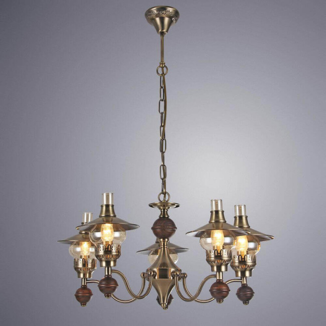 Подвесная люстра Arte Lamp Trattoria A5664LM-5AB Подвесная люстра Arte Lamp Trattoria A5664LM-5AB