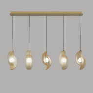 Подвесной светильник MD24030035-5B brass/amber Подвесной светильник MD24030035-5B brass/amber